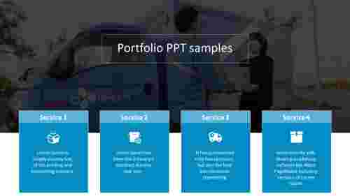 We have the Best Portfolio PPT Samples Presentation